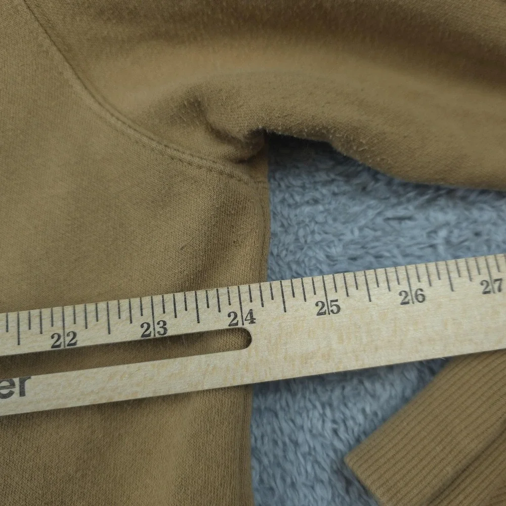 The North Face Hoodie Mens XL Brown Half Dome Pullover Logo Sweatshirt Fleece